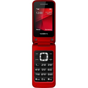 Мобильный телефон teXet ТМ-304 Красный - Metoo (1)