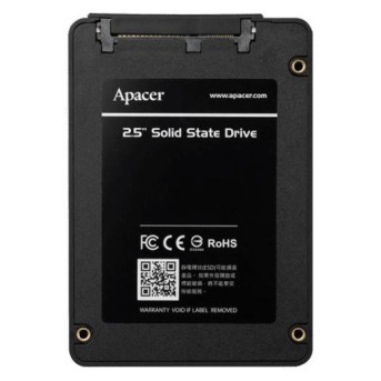 SSD накопитель 240 Gb Apacer Panther AS340 AP240GAS340G-1, 2.5", SATA III - Metoo (2)
