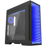 Корпус ПК без БП GameMax M908 Abyss(TR) <ATX, 1x120mmRGB-зад, 3x3.5, 5x2.5, 4xUSB, 210x526x515mm>