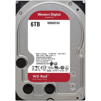 Жесткий диск HDD 6Tb Western Digital WD60EFAX, 3.5", 256Mb, SATA III - Metoo (1)