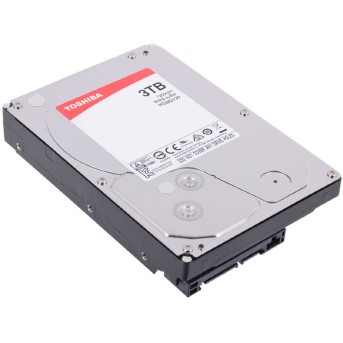 Жесткий диск HDD 3Tb Toshiba HDWD130UZSVA, 3.5", 64Mb, SATA III - Metoo (3)