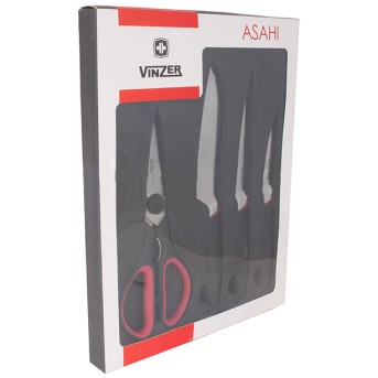 Набор ножей Vinzer Asahi 89128, 4 пр. - Metoo (2)