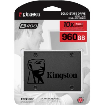 SSD накопитель 960Gb Kingston A400 SA400S37, 2.5", SATA III - Metoo (4)