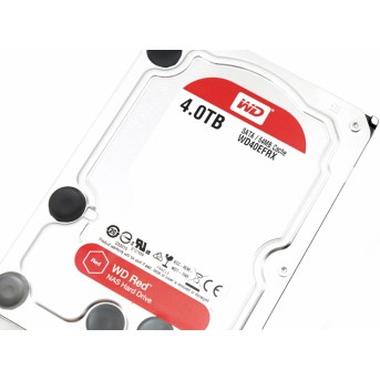 Жесткий диск HDD 4Tb Western Digital Red WD40EFRX, 3.5", 64Mb, SATA III - Metoo (2)