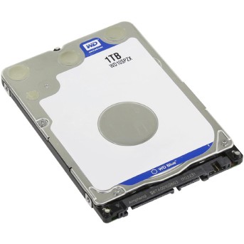 Жесткий диск HDD 1Tb Western Digital Blue WD10SPZX, 2.5", 128Mb, SATA III - Metoo (2)