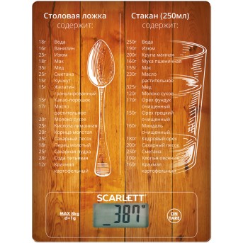Весы кухонные Scarlett SC-KS57P19 - Metoo (1)