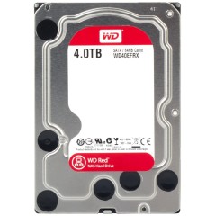 Жесткий диск HDD 4Tb Western Digital Red WD40EFRX, 3.5", 64Mb, SATA III