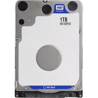 Жесткий диск HDD 1Tb Western Digital Blue WD10SPZX, 2.5", 128Mb, SATA III - Metoo (1)