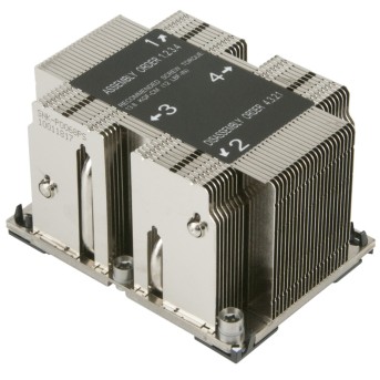 Радиатор Supermicro 2U Passive CPU Heat Sink Socket LGA3647-0 (SNK-P0068PS) - Metoo (1)