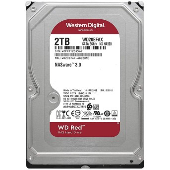 Жесткий диск для сервера HDD 2Tb Western Digital WD20EFAX, 256Mb, SATA III - Metoo (1)