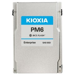 SSD Enterprise KIOXIA PM6-R 960GB SAS 24Gbps Dual port, BiCS Flash TLC, 2.5", Read/<wbr>Write: 4150/<wbr>1450 MBps, IOPS 595K/<wbr>75K, DWPD 1