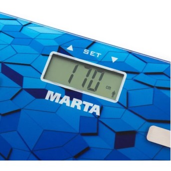Весы напольные MARTA MT-1675, Blue sapphire - Metoo (2)
