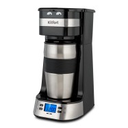 Кофеварка капельная Kitfort KT-795 чёрно-серебристый