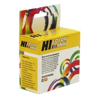 Картридж Hi-Black (HB-C9352AE) для HP DJ 3920/<wbr>3940, №22XL, Color - Metoo (1)