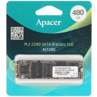 SSD накопитель 480Gb Apacer AST280, M.2, SATA III - Metoo (3)