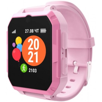 Смарт часы Geozon G-Kids 4G Ultra, розовый - Metoo (1)