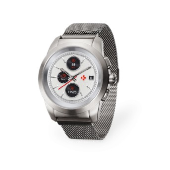 Смарт-часы MyKronoz ZeTime Elite, Regular, Brushed Silver Milanese - Metoo (1)