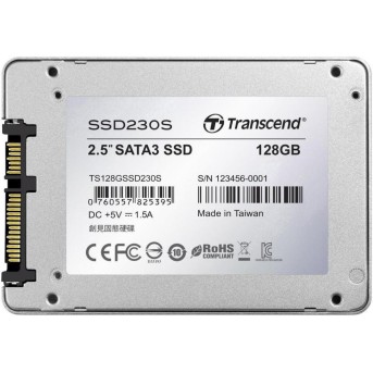 SSD накопитель 128Gb Transcend SSD230S TS128GSSD230S, 2.5", SATA III - Metoo (4)