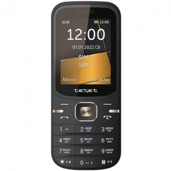 Мобильный телефон Texet TM-216 черный - Metoo (1)