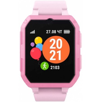 Смарт часы Geozon G-Kids 4G Ultra, розовый - Metoo (2)