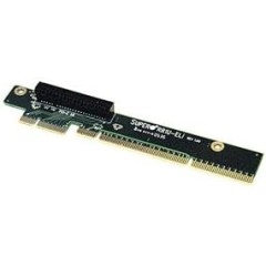 1U PCIe Riser cards kit, 1x Interposer riser card PCBA with two-slots PCIe (x8 to x8), 1x PCIe riser card PCBA with two-slots PCIe (x16 to x16 and x8 to x8) Riser Slot #2, 1x PCIe Interposer cable