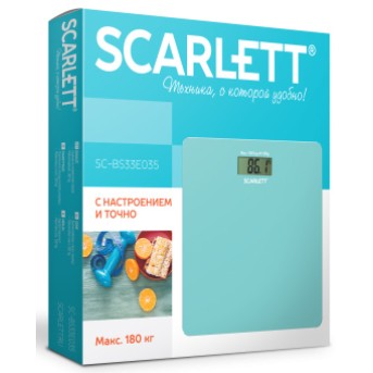 Весы напольные Scarlett SC-BS33E035, Blue - Metoo (2)