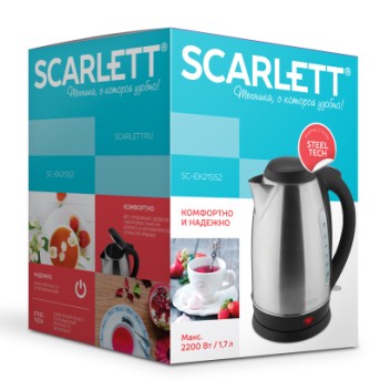Электрический чайник Scarlett SC-EK21S52 - Metoo (2)