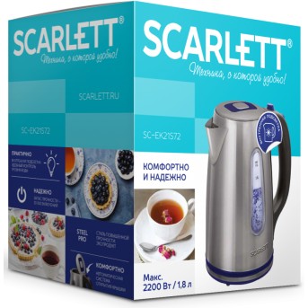 Электрический чайник Scarlett SC-EK21S72 - Metoo (2)