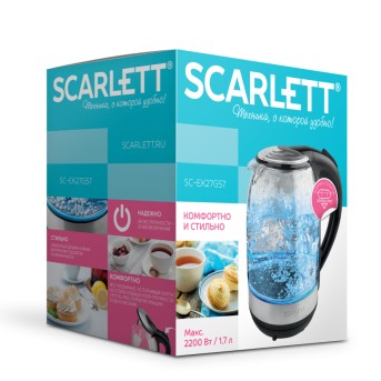 Электрический чайник Scarlett SC-EK27G57 - Metoo (2)