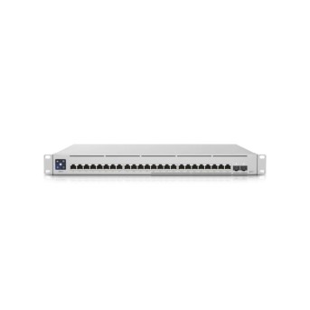 Коммутатор UBIQUITI Enterprise 24 POE, 12x2,5Gb/<wbr>s, 12x1000,2x10Gb/<wbr>s SFP+, 400W (up to 34.2W channel) - Metoo (1)
