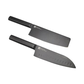 Набор ножей HuoHou Cool black non-stick steel knife set - Metoo (1)