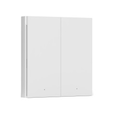 Настенный беспроводной выключатель двухклавишный Xiaomi Aqara H1 (WRS-R02)