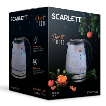 Электрический чайник Scarlett SC-EK27G36 - Metoo (3)