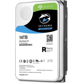 Жесткий диск для видеонаблюдения HDD 14Tb Seagate SkyHawk AI ST14000VE0008, 3.5", 256Mb, SATA III - Metoo (2)