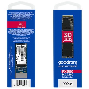 SSD накопитель 1Tb GOODRAM PX500 SSDPR-PX500-01T-80, M.2, PCI-E 3.0 - Metoo (5)