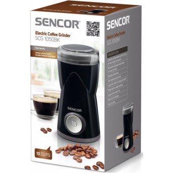 Кофемолка Sencor SCG 1050BK, Black - Metoo (2)