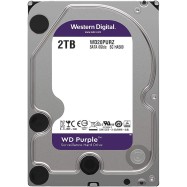 Жесткий диск HDD 2Tb Western Digital Purple WD20PURZ, 3.5", 64Mb, SATA III
