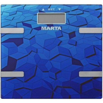 Весы напольные MARTA MT-1675, Blue sapphire - Metoo (1)
