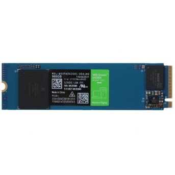 Твердотельный накопитель 960GB SSD WD GREEN SN350 M.2 2280 NVMe x4 R2400Mb/<wbr>s W1900Mb/<wbr>s WDS960G2G0C - Metoo (1)