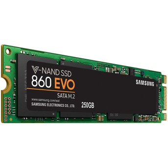 SSD накопитель 250Gb Samsung 860 EVO MZ-N6E250BW, M.2, SATA III - Metoo (4)