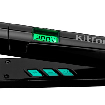 Выпрямитель Kitfort КТ-3226-3 черно-бирюзовый - Metoo (7)