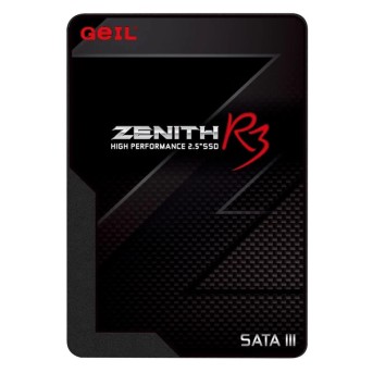 SSD накопитель 256Gb GEil Zenith R3 GZ25R3, 2.5", SATA III - Metoo (1)
