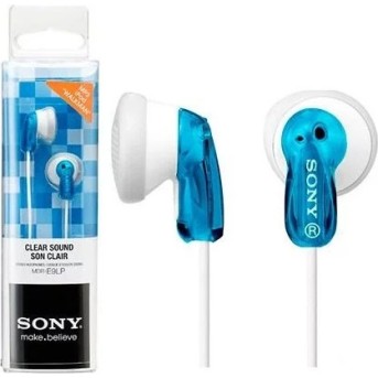 Наушники-вкладыши Sony MDR-E9LP, цвет синий - Metoo (2)