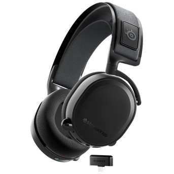 Наушники-гарнитура игровые SteelSeries Arctis 7+ 61470 черный в интернет-магазине электроники Metoo.kz - Metoo (1)