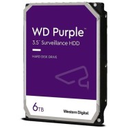 Жесткий диск для видеонаблюдения HDD 6Tb Western Digital Purple SATA 6Gb/s 256Mb 3,5" WD63PURZ