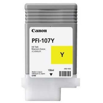 Картридж Canon PFI 107 Yellow (130 ml) - Metoo (1)