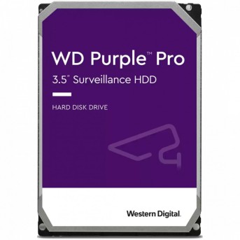 Накопитель на жестком магнитном диске WD Purple PRO WD8001PURA-64 8ТБ 3,5" 7200RPM 256MB (SATA-III) All Frame AI для видеонаблюдения Hikvision - Metoo (1)