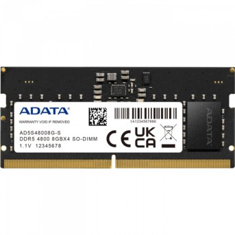 ОЗУ для ноутбука ADATA AD5S48008G-S 8Gb 4800 MHz, CL40, 1.1V, RTL - Metoo (1)