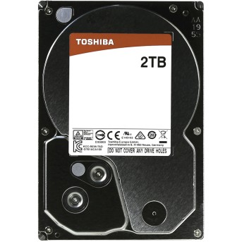 Жесткий диск HDD 2Tb Toshiba HDWD120UZSVA, 3.5", 64Mb, SATA III - Metoo (1)