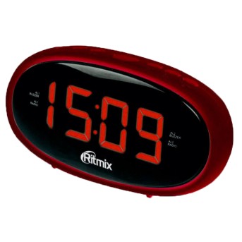 Часы радиобудильник Ritmix RRC-616, Red - Metoo (1)